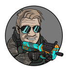 Dummbabbler P90 blau
